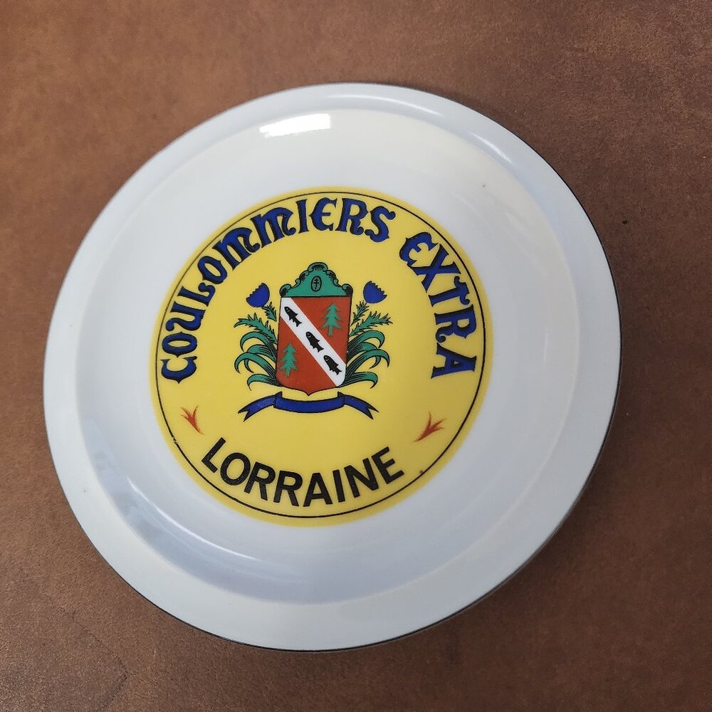 Vintage Coulommiers Extra Lorraine china plate The Toscany collection EUc
